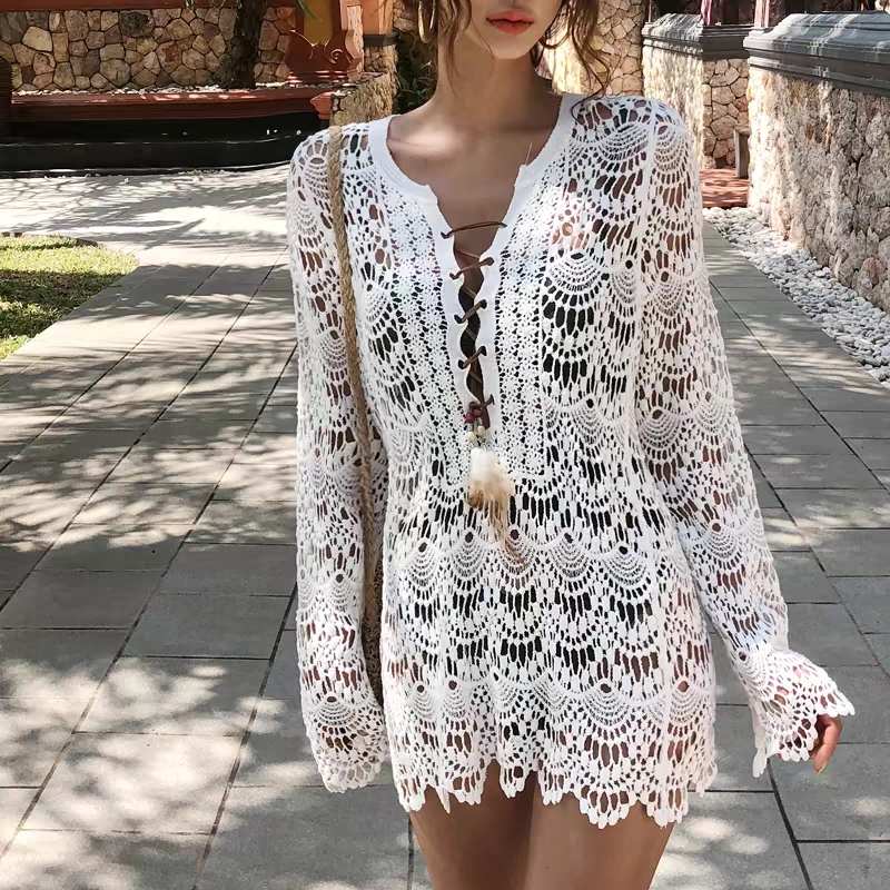 2025新款泡温泉泳衣连体保守比基尼罩衫沙滩裙裹裙外套,淘宝优惠券,粉丝福利购,淘宝优惠卷