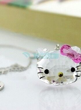 diy饰品配件水晶锁骨链