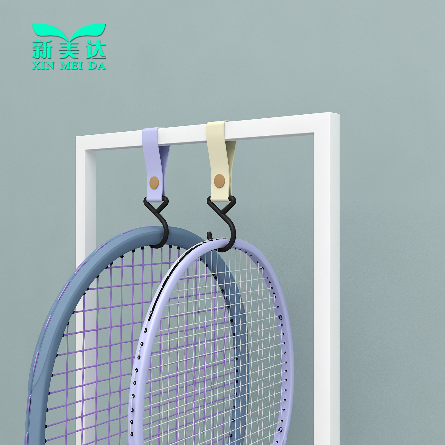 羽毛球拍见网球拍展示架子网红直播带货桌面放置架收纳架,淘宝优惠券,粉丝福利购,淘宝优惠卷