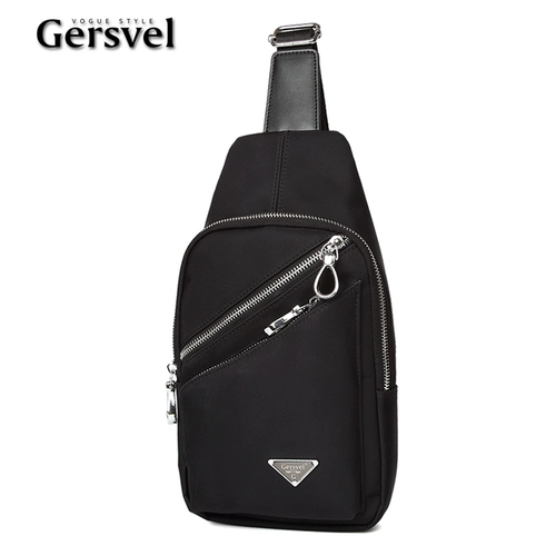 Нагрудная сумка, трендовая тканевая сумка на одно плечо, вместительный и большой рюкзак, в корейском стиле, ткань оксфорд