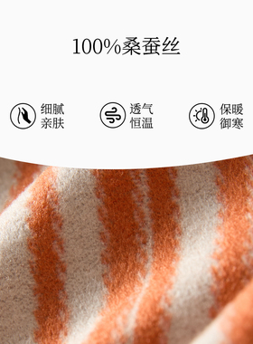 万事利桑蚕丝围巾马韵