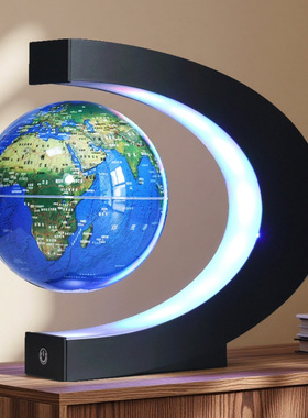 欧式风创意生日礼物磁悬浮地球仪