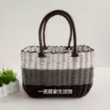 Бесплатная доставка Большая пластиковая тканая растительная корзина для корзины для корзины для корзины корзины для хранения корзины для корзины для питомца для овощей бесплатная доставка