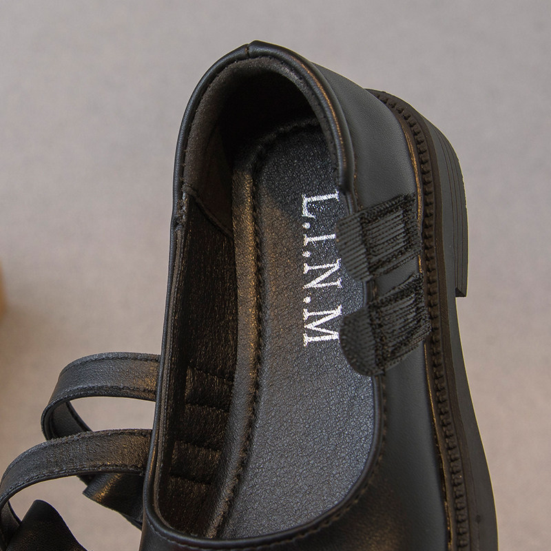 女童皮鞋2024春秋新款儿童鞋子小女孩公主鞋软底豆豆鞋单鞋学院风,淘宝优惠券,粉丝福利购,淘宝优惠卷