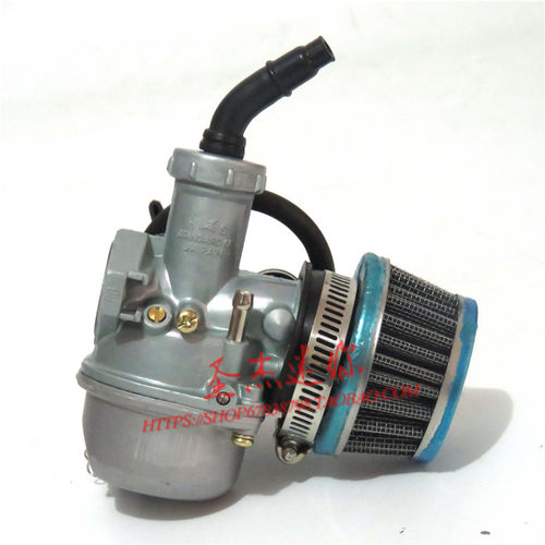 包邮沙滩车越野摩托车助力车弯梁车PZ19 PZ22化油器加空滤总成 - 图3