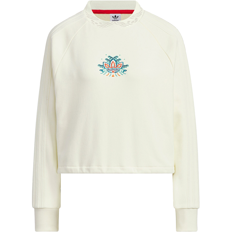 Adidas/阿迪达斯正品三叶草联名女士龙年宽松圆领卫衣IX4227 - 图3