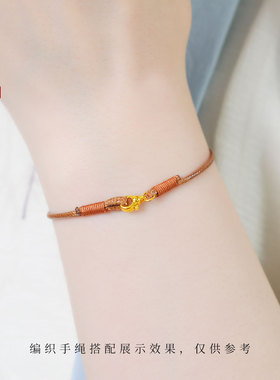 老克勒古法黄金弹簧龙虾扣足金