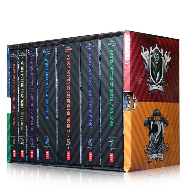 二十周年纪念版哈利波特系列1-7册 Harry Potter Books JK罗琳 魔法石 布莱恩瑟兹尼克 魔幻趣味英语原著小说珍藏书 - 图0