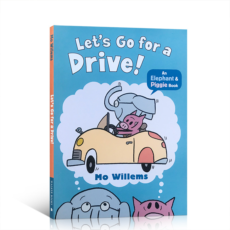 送音频英文原版小猪和小象系列An Elephant and Piggie Book:Let’s Go for a Drive!开车去兜风吴敏兰书经典儿童情商教育启蒙绘本 - 图3