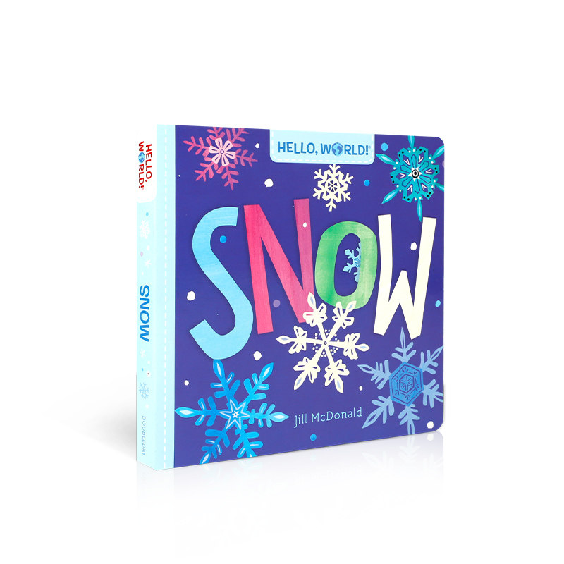 英文原版 Hello, World! Snow 你好世界 雪 了解关于雪的知识 Doubleday Books for Young Readers 出版 儿童科普自然启蒙绘本