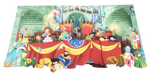 Usborne 进口英文原版纸板立体书Pop-up Fairy Tales Sleeping Beauty《睡美人》童话故事绘本亲子睡前阅读英版图画书2-6-8岁 - 图1