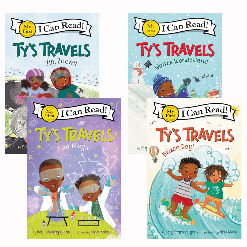 英文原版进口Ty's Travels 系列4本 泰的旅行 My first I Can Read系列 儿童启蒙英语课外阅读书 分级阅读英语读物 - 图3