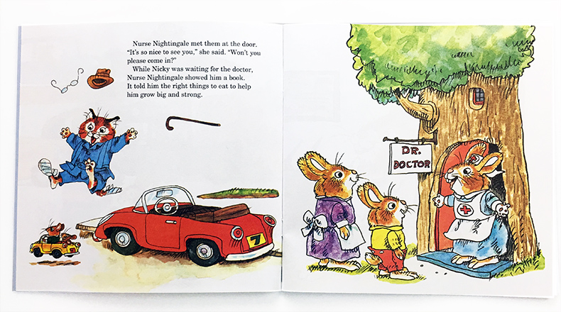 英文原版 小小斯凯瑞 Richard Scarry's 2册合售 Little Word Book Firefighters Ever Chipmunk'S Abc Chipmunk'S Abc 礼貌用语 - 图1