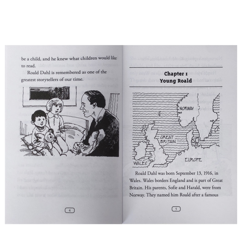预售英文原版谁是罗尔德达尔?Who Was Roald Dahl? Who Was/Is系列名人传记系列青少年启蒙学习中小学生英语课外阅读读物正版进口