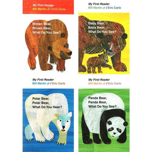 送音频英文原版绘本Eric Carle brown bear what do you see polar panda baby bear正版艾瑞卡尔4-7岁你在看什么看到了瞅啥 - 图0