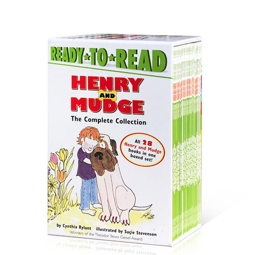 英文原版Ready to Read分级阅读系列Henry and Mudge亨利和玛吉Level pre -L3汪琣珽推荐书单二阶段绘本to go搭i can read - 图3
