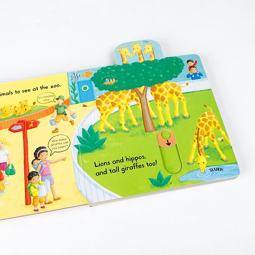 英文原版Busy book系列Busy Zoo繁忙忙碌的动物园宝宝启蒙认知手指机关推拉书绘本好习惯养成搭Fire Station机场Airport pets - 图2