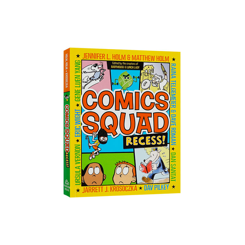 英文原版 漫画班#1Comics Squad: RECESS!休会 纽伯瑞奖作 8-12岁儿童英语课外阅读全彩爆笑幽默故事书漫画书Random House兰登书屋 - 图3