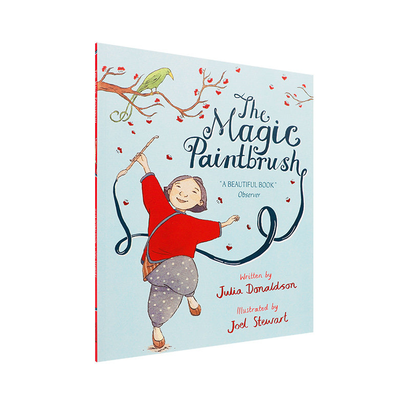 进口英文原版绘本The Magic Paintbrush神奇的画笔3-5岁低幼儿童学前英语启蒙认知绘本亲子互动共读早教书宝宝睡前故事书童话