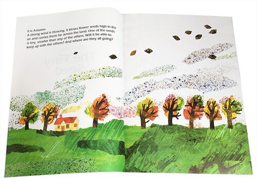 【送音频】英文原版进口绘本 感知生命成长卡尔爷爷Eric carle:The Tiny Seed小种子3-6岁低幼入门启蒙学习英语故事书正版童书 - 图0
