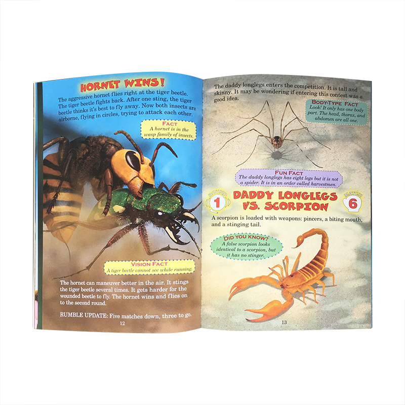 150元10本猜猜谁会赢谁厉害动物大比拼Scholastic学乐Who Would Win英文原版学乐分级读物绘本小学生课外读物STEM科普百科阅读