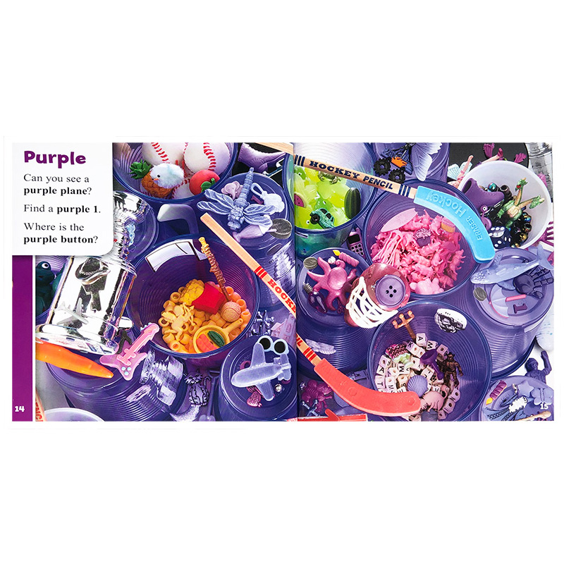 数字 颜色 形状 字母 启蒙认知绘本4册TONS OF NUMBERS/COLORS AND PATTERNS/  SHAPES/LOADS OF LETTERS 英文原版儿童图画书 - 图1