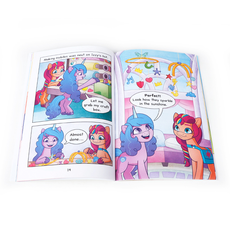 英文原版My Little Pony: Sunny's Day小马宝莉：晴朗的一天I Can Read Comics漫画系列分级读物第一阶 儿童英语趣味启蒙绘本 - 图1