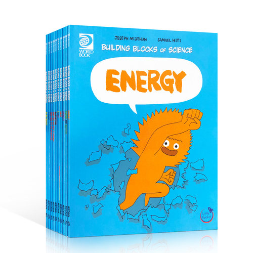 正版这就是物理数学英文原版全套10册漫画Building Blocks of Physical Science:physics美国小学生儿童百科全书搭化学地理生物 - 图3