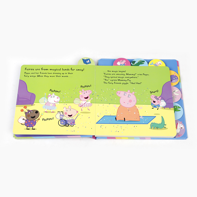 英文原版 Peppa Pig: Magical Creatures Tabbed 纸板 小猪佩奇：魔法生物标签书 来见见佩奇最喜欢的神奇生物吧 - 图1