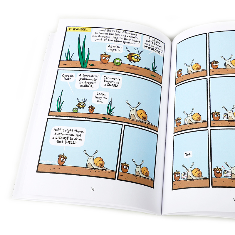 英文原版Pea, Bee, & Jay豌豆、蜜蜂和杰伊#4: 农场争斗Farm Feud 儿童漫画小说学生课外英语阅读桥梁书 纽约时报畅销书作者 - 图2