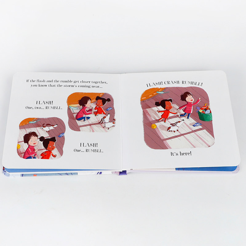 英文原版The Stormy Day狂风暴雨的一天 Usborne尤斯伯恩出版低幼儿童英语启蒙绘本亲子幼儿认知天气图画书Little Board Books系列