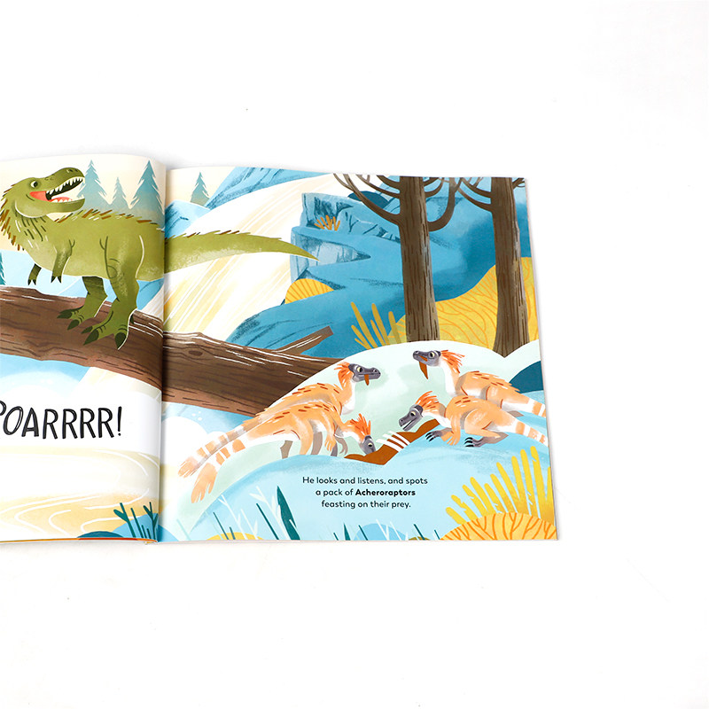 英文原版A Dinosaur's Day: T. Rex恐龙的一天:雷克斯霸王龙通过趣味叙事故事认识恐龙4-8岁儿童启蒙科普入门/了解世界平装绘本