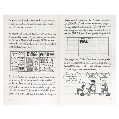 英文原版 Diary of a Wimpy Kid 13: The Meltdown小屁孩日记#13 7-12岁 儿童章节桥梁书 小鬼日记 幽默漫画故事书Jeff Kinney - 图0
