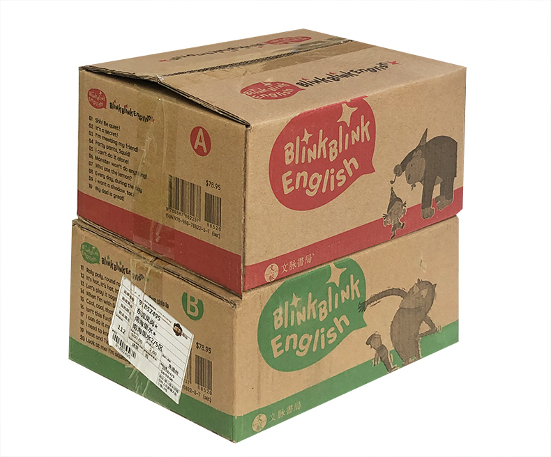 【送音频】支持麦芽小达人点读笔Blink Blink English闪亮英语20册A+B儿童启蒙洞洞纸板书英文原版宝宝生活主题绘本亲子睡前读物