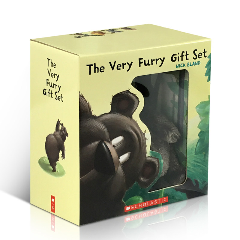 张湘君推荐 The Very hungry cranky brave itchy bear Furry Gift Set 4册+玩偶儿童启蒙 ...