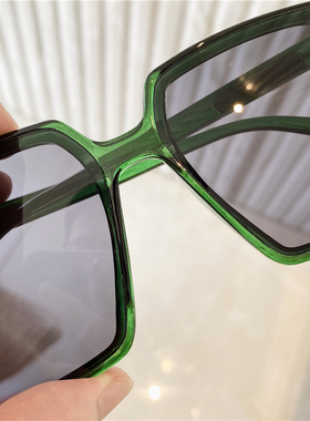 太阳眼镜方形大框抖音偏光开车