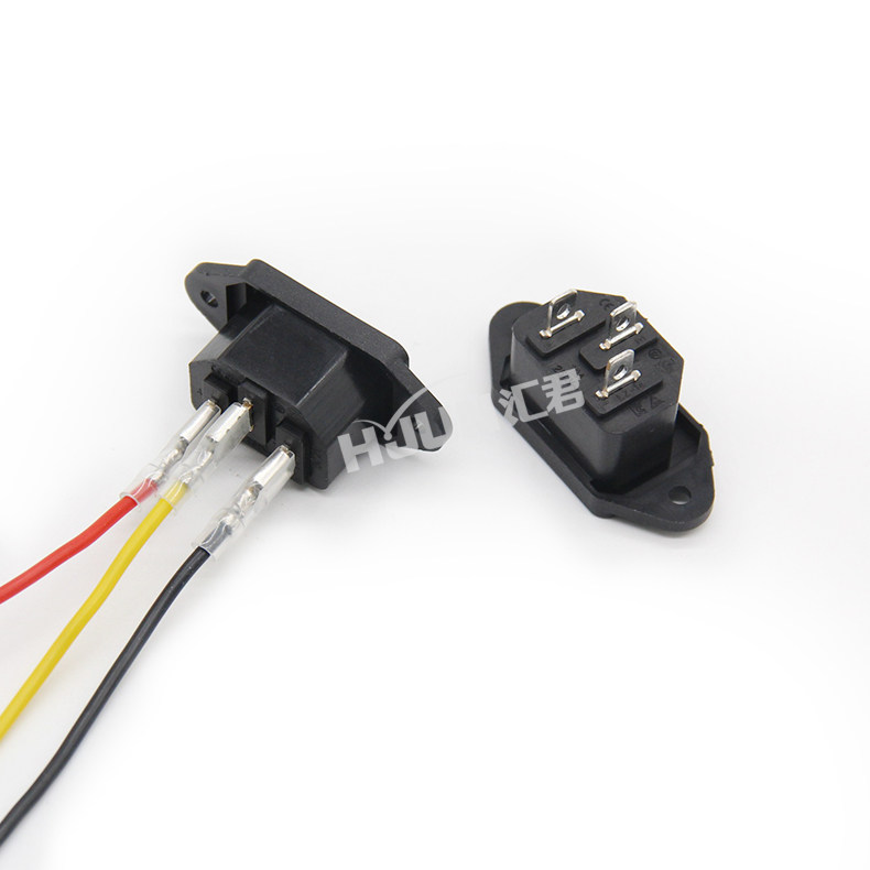 品字插座AC电源插座10A纯铜3脚带线品字带耳朵电脑电源插座大功率,淘宝优惠券,粉丝福利购,淘宝优惠卷