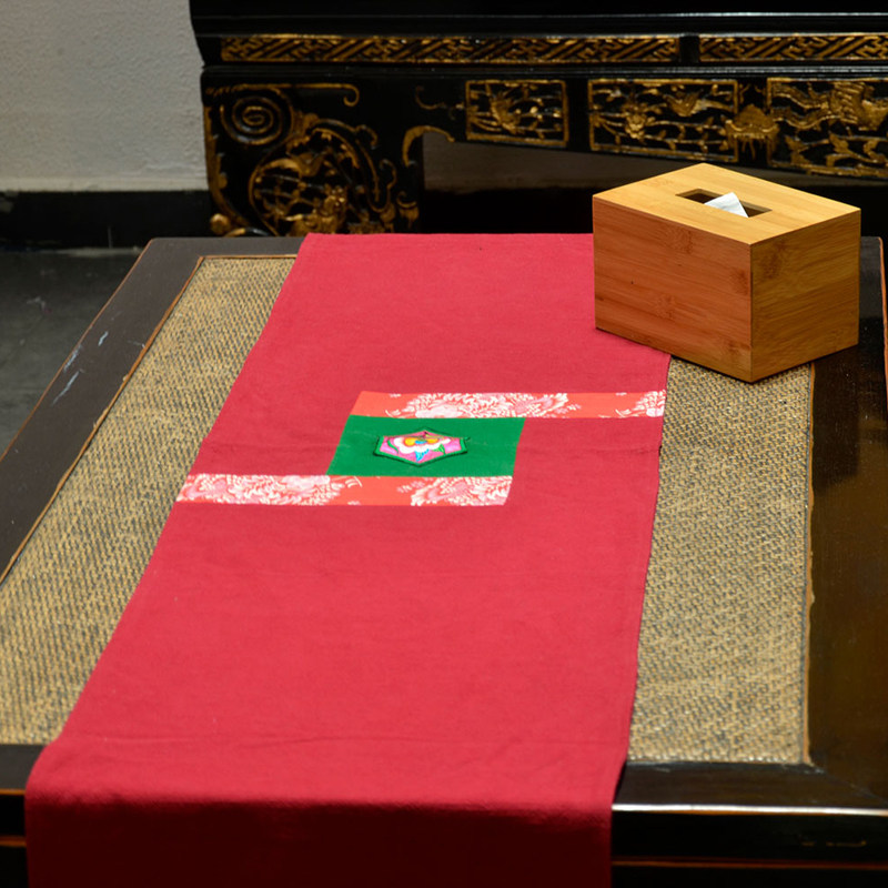 丹凤创意中式复古田园印染棉麻肚兜桌旗茶席禅意桌布客栈会所软饰,淘宝优惠券,粉丝福利购,淘宝优惠卷