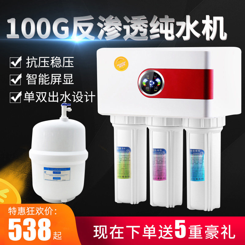 惠安特除水垢家用厨房双出水净水器 惠安特净水器