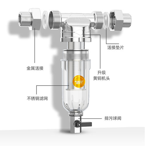 惠安特前置净水器中央全屋大流量除水垢自来水过滤器家用净水机 - 图0