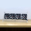 Mobile phone cooling stand studio Multi-mobile mobile phone support Radiator cooling fan live vertical charging station Multi-mode desktop mobile phone storage placement stand Mobile game display stand