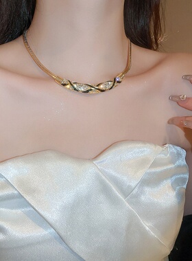 法国【设计师】Glam Dani 项圈锁骨链高级感轻奢小众颈链配饰