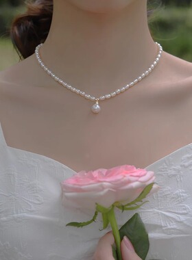 法国【设计师】Glam Dani 新款设计感小众高级锁骨链珍珠项链