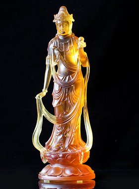 东方三圣琉璃药师佛像日月光