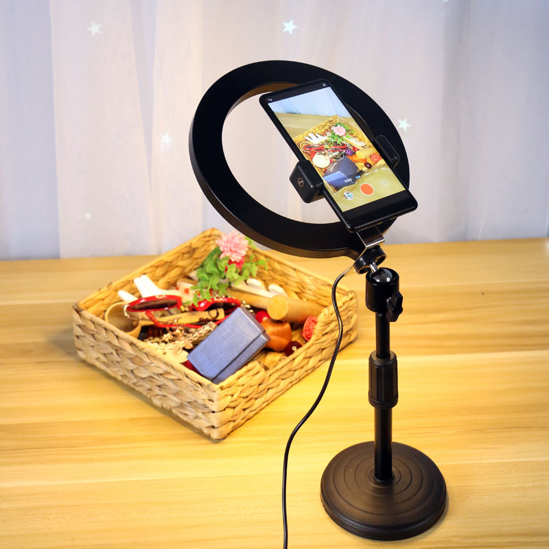 拍照补光灯直播灯光饰品珠宝摄影专业拍视频暖光美食桌面室内打光