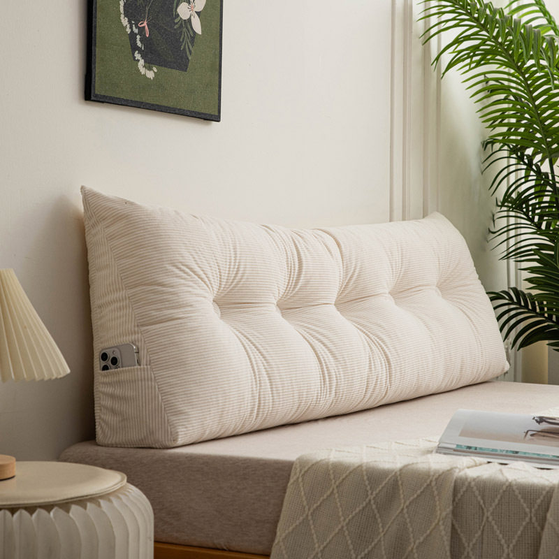 跨境床头靠垫床上靠枕大靠背护腰垫背三角腰靠榻榻米飘窗客厅,淘宝优惠券,粉丝福利购,淘宝优惠卷