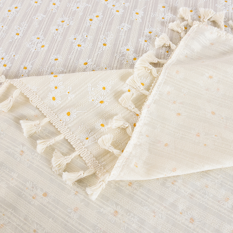 小雏菊碎花桌布ins风拍照野餐布背景布文艺宿舍书桌布艺