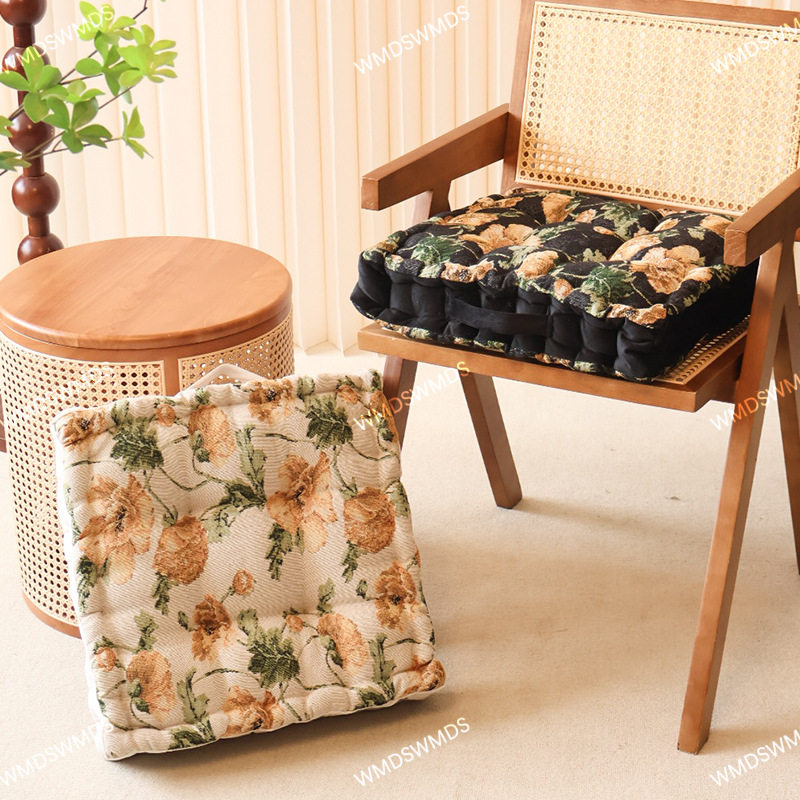 美式四季通用加厚椅垫凳餐桌电脑椅子坐垫防滑布艺垫蒲团汽车坐垫,淘宝优惠券,粉丝福利购,淘宝优惠卷