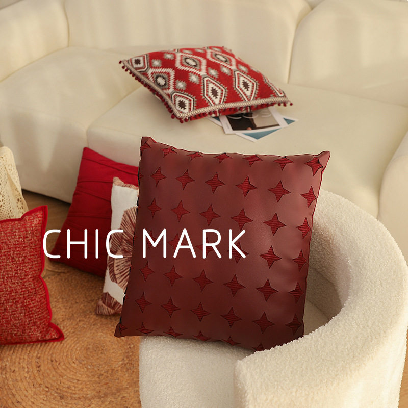 ins风抱枕家用简约沙发节日喜庆结婚酒店靠垫高级感客厅飘窗,淘宝优惠券,粉丝福利购,淘宝优惠卷