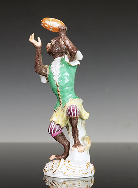 坎德勒诞辰300年猴子铃鼓手瓷塑